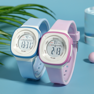 2025 Fashion Square Wrist Digital Watch for Kids Girls