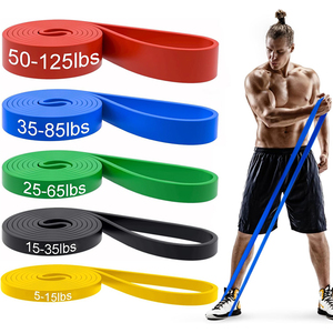 Thick Heavy Resistance Gym Workout Bands Set Durable Elastic TPE Rubber For Bodybuilding Training And Exercise