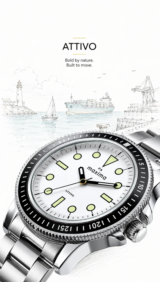 Maxima Attivo Sports Timepiece Engineering