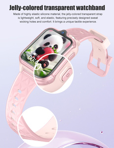 KT42 Kids 4G Phone Watch Android GPS Smartwatch with AMOLED Touch Display Video Call