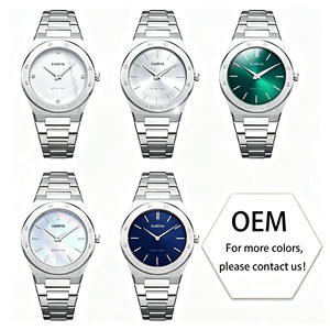 Luxury High Quality Stainless Steel Japan Quartz Ultra Thin Watches Men Wrist OEM
