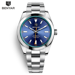New BENYAR Men Minimalistic Fashion Automatic Mechanical Watch