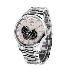 5ATM Sapphire Crystal Men Skeleton Automatic Watch
