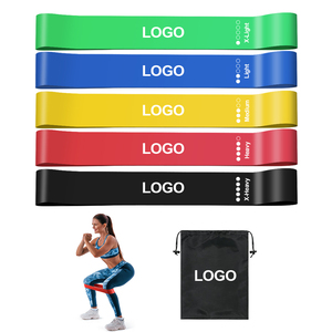 High Quality Custom Logo Tall Top Eco-Friendly TPE Training Exercise Loop Resistance Band For Home Gym Fitness