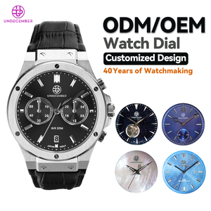 Custom Stainless Steel 5ATM Waterproof Chronograph Watch