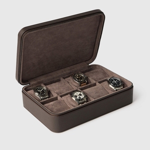 Customized Logo Watches Case Organizer Box PU Leather