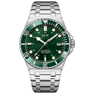 OEM Custom Processing Diving Watch Luminous Pointer Stainless Steel Mechanical Watch