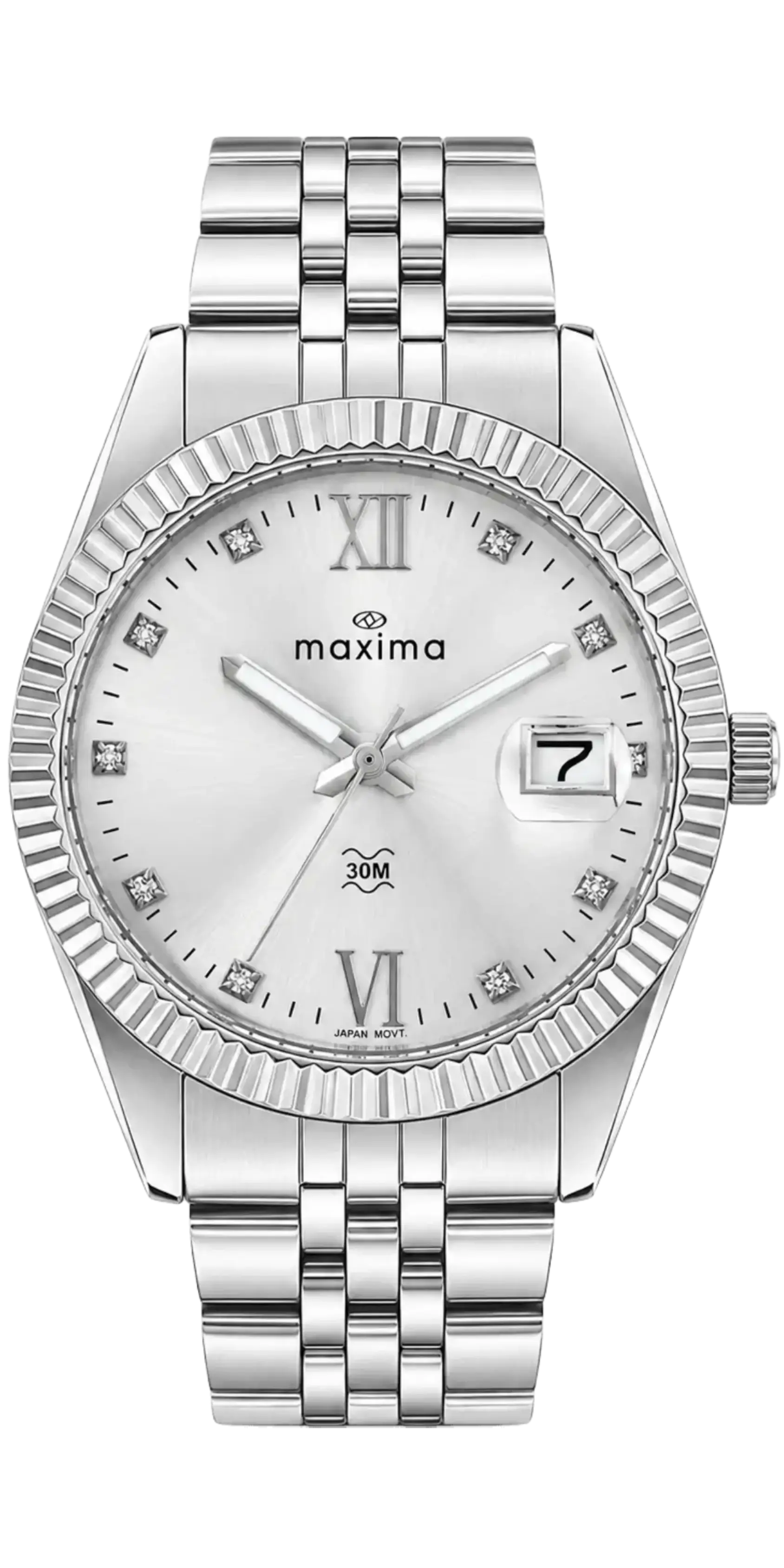 Athena Ceramic & Steel Hybrid Watch