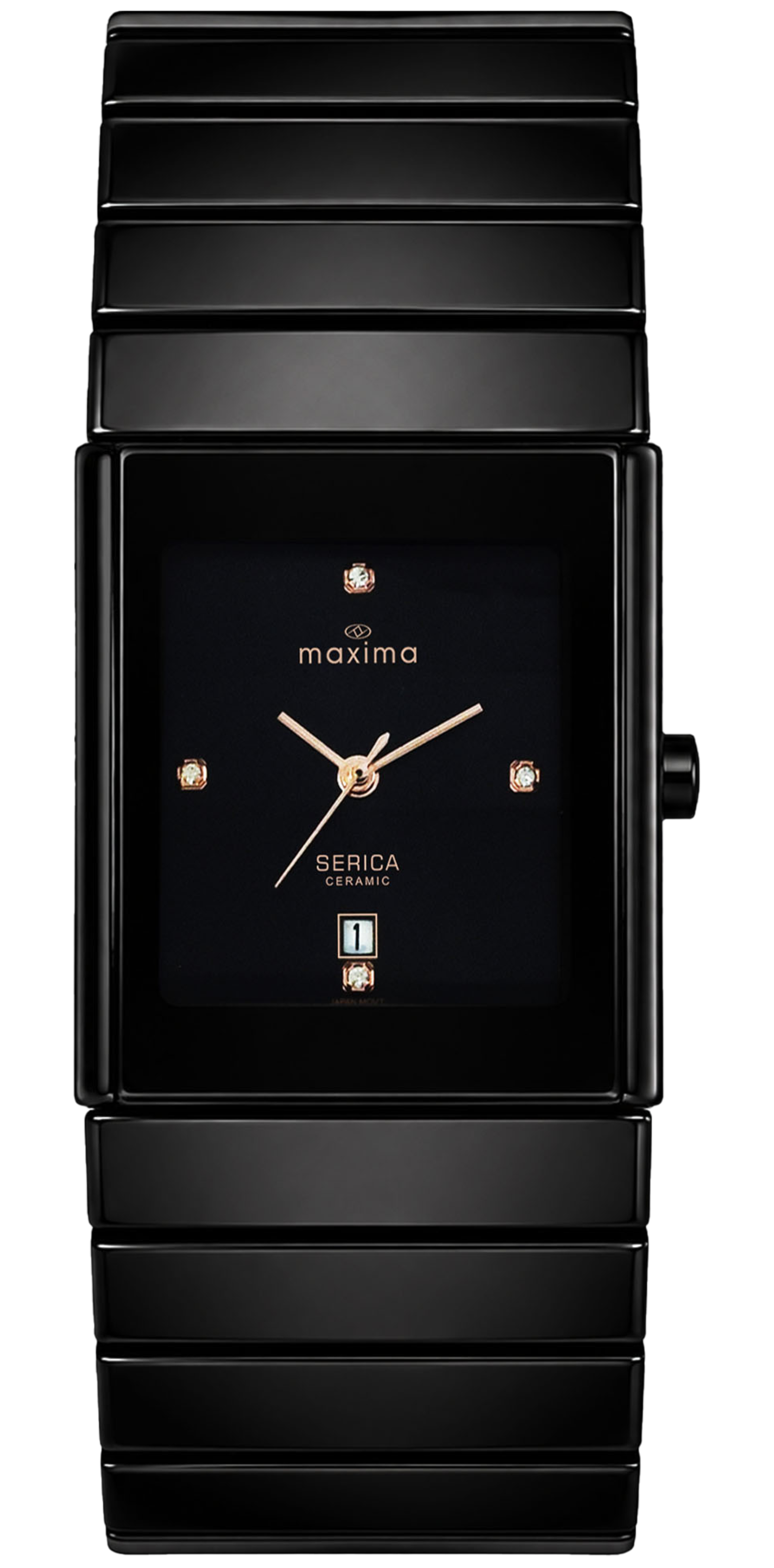 Serica Midnight Black Ceramic Watch